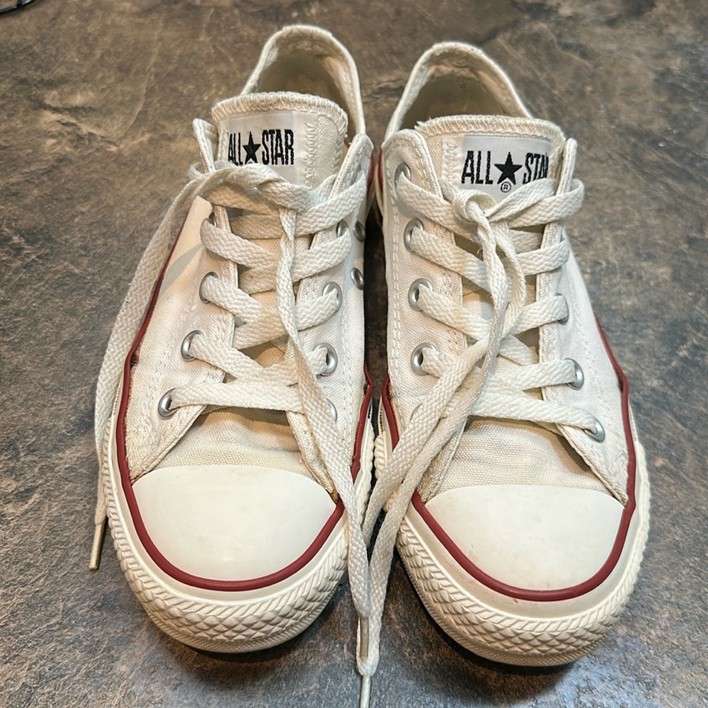 Converse Chucks- Newly Washed/visible Signs Of Wear